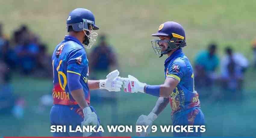 Sri Lanka thrashes Afghanistan by nine wickets for 2-1 ODI series win